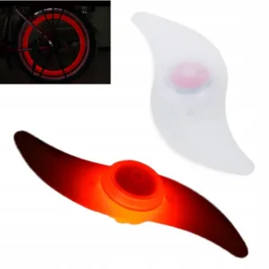 LED apgaismojums velosipēda spieķiem, sarkans