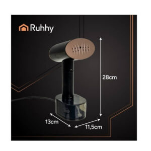 Mysti Ruhhy 2000W Musta vaatehöyrystin – puhtaille ja rypistymättömille vaatteille