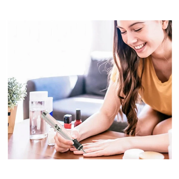 Nail milling machine Pink w2 11x Electric Nail Drill for Manicure and Pedicure, USB Rechargeable – Pink