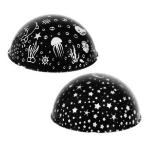 Öölamp projektoriga – must