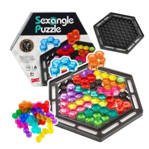 Sexangle loogikamäng – Tetris pusle, 16 klotsi ja 112 ülesannet