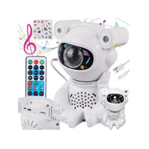 Astronaudi täheprojektor – öölamp kosmoseefektiga, kaugjuhtimise ja kõlariga