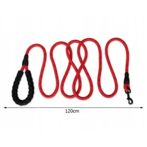 Kestävä treenitalutin koiralle pehmustetulla kahvalla ja heijastimella