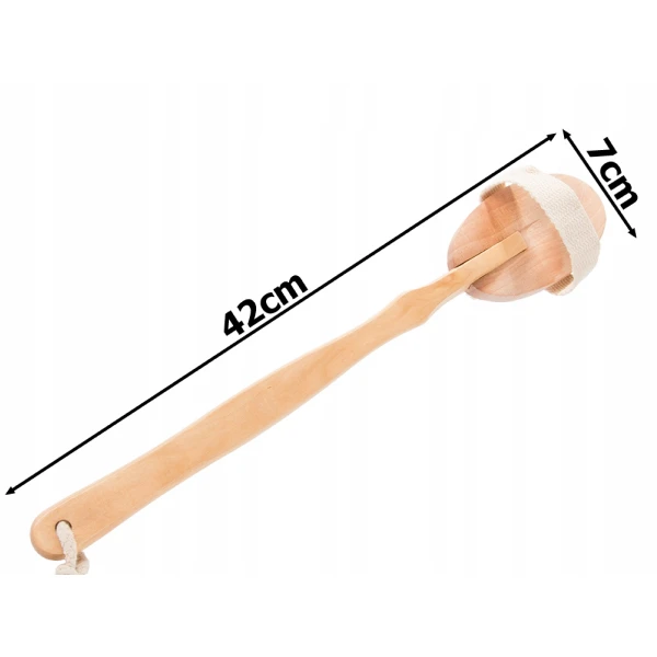 Wet dry body massage brush w1 11x Niiske ja kuiv keha massaažihari – naturaalsete harjastega