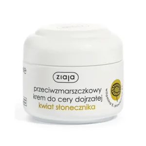 Ziaja kortsudevastane näokreem küpsele nahale 50 ml – päevalilleõie ekstraktiga