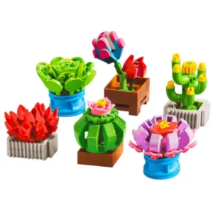 Konstruktors "Ziedi podiņos", 6 modeļi (245 detaļas)