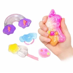 DIY kūrybinis rinkinys – Vienaragio gelinės apyrankės, šviečiančios tamsoje