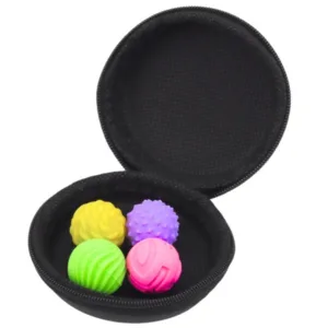 Magnetic silicone anti-stress balls – 2.5 cm (4 pcs)