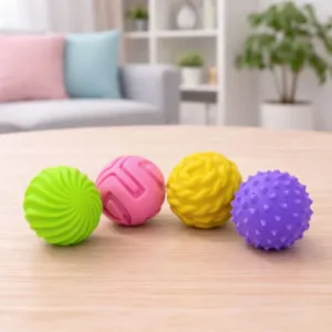 Magnetic silicone anti-stress balls – 2.5 cm (4 pcs)