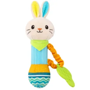 Pehmeä pupu-puru- ja vinkulelu