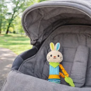 Pehmeä pupu-puru- ja vinkulelu